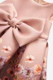 Nude Bow Party Dress (3mths-7yrs) - Image 8 of 8