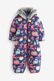 Navy Shower Resistant Charatcer Snowsuit (3mths-7yrs) - Image 5 of 12