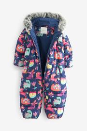 Navy Shower Resistant Charatcer Snowsuit (3mths-7yrs) - Image 6 of 12