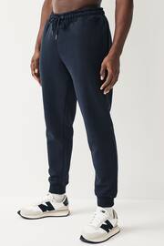 Navy Regular Fit Cotton Blend Cuffed Joggers - Image 1 of 7