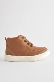 Tan Brown Wide Fit (G) Warm Lined Chukka Boots - Image 2 of 5