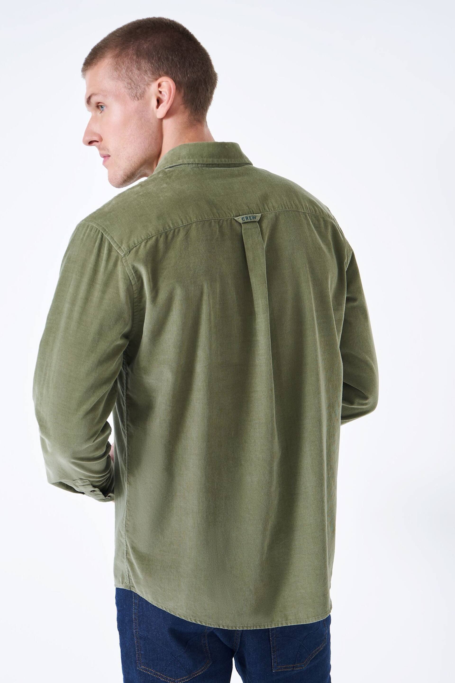 Crew Clothing Long Sleeve Classic Fit Cord Shirt - Image 2 of 5