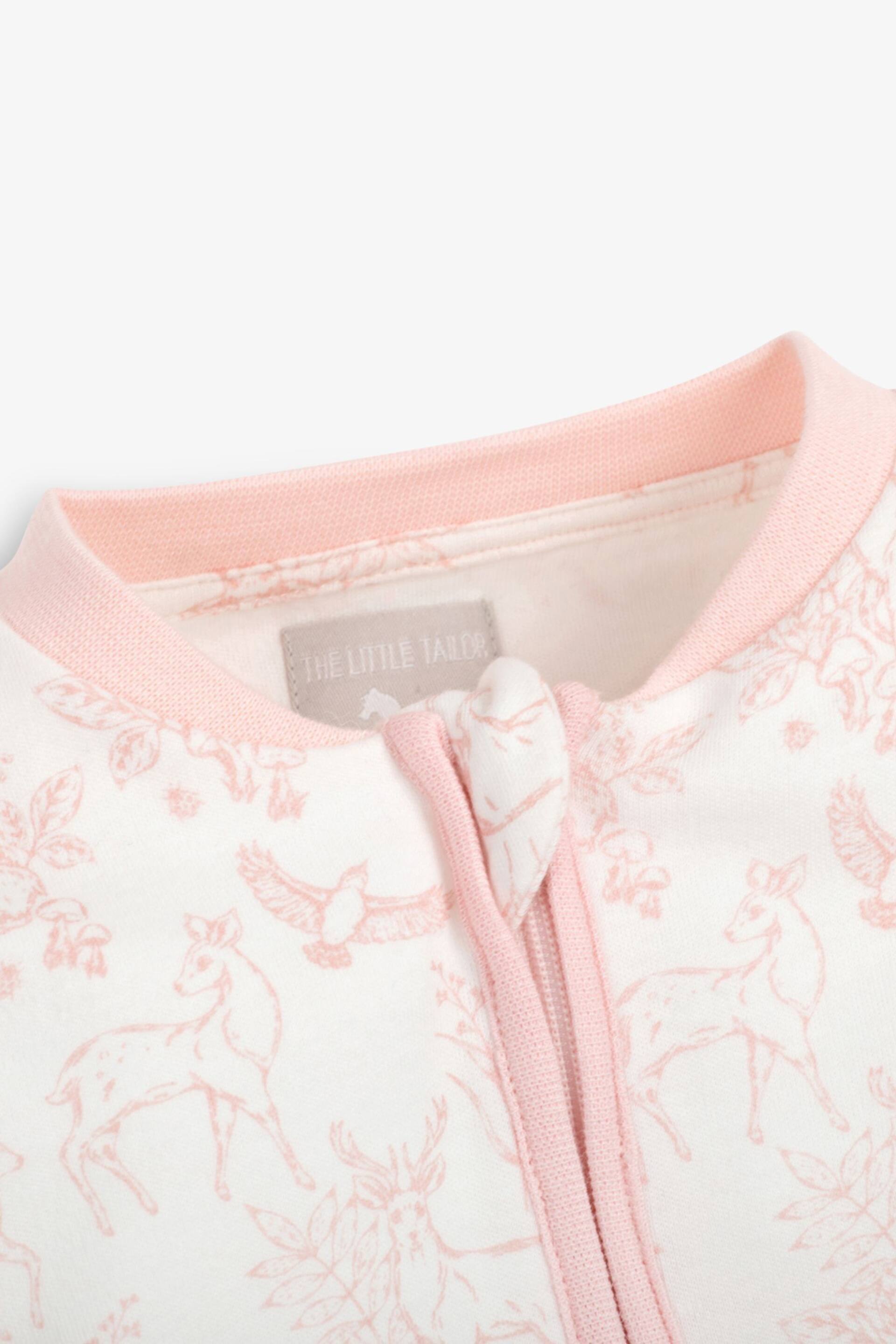 The Little Tailor Baby Sleepsuit And Toy Bunny 2 Piece Gift Set - Image 4 of 7