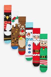 United Odd Socks Multi Santa Banta Christmas Santa Banta Socks - Image 3 of 11