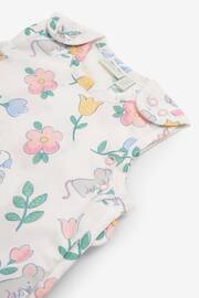 JoJo Maman Bébé Pink Mouse Floral Print 1 Tog Baby Sheet Sleeping Bag - Image 4 of 4