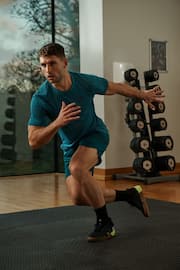 Under Armour Teal Blue Vanish Seamless Short Sleeve T-Shirt - Image 6 of 8