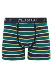 Lyle & Scott Blue Ethan Premium Underwear Trunks 3 Pack - Image 3 of 4