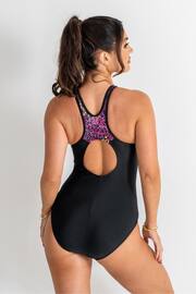 Pour Moi Black & Pink Energy Chlorine Resistant Swimsuit - Image 2 of 4