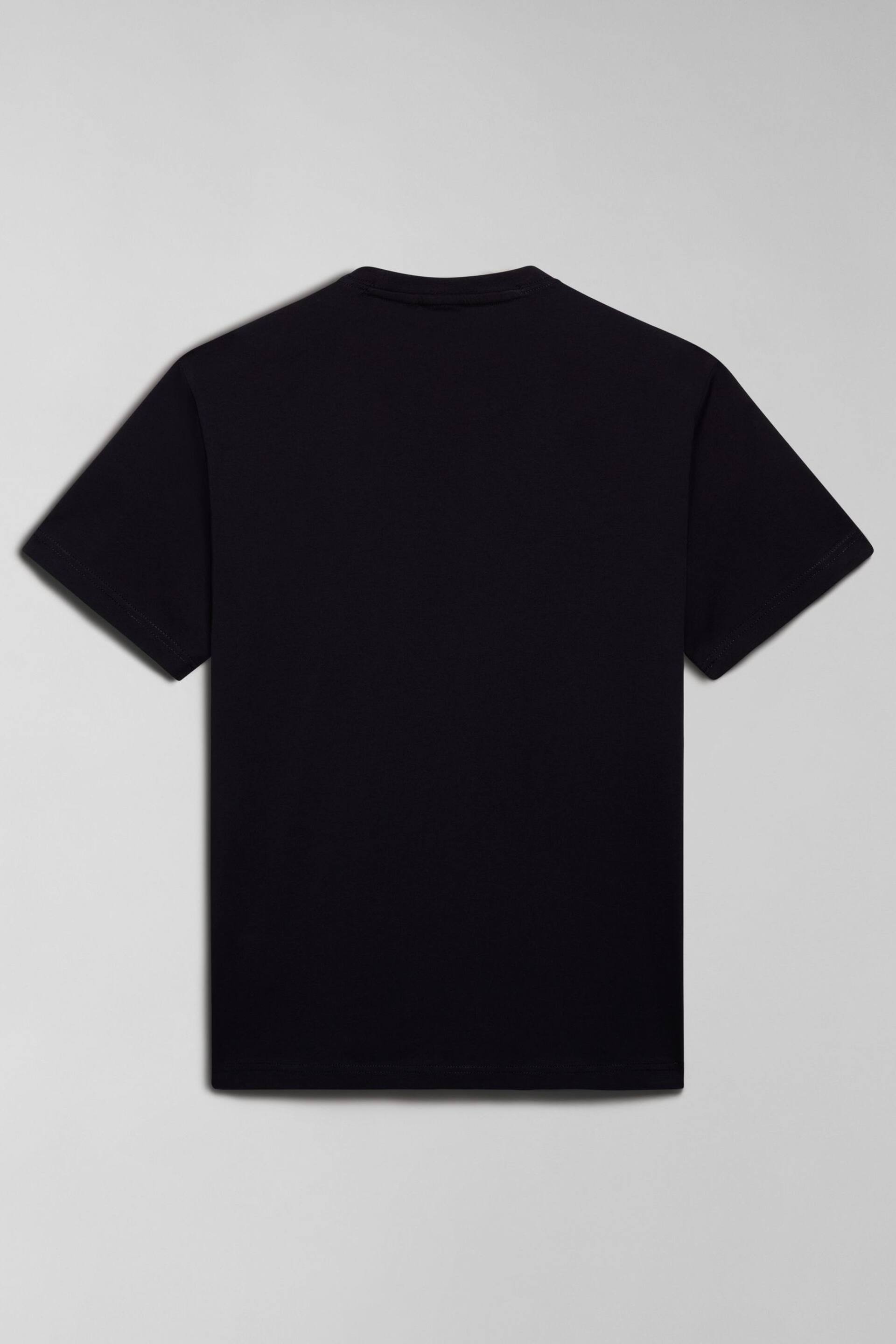 Napapijri Kasba Black Short Sleeve T-Shirt - Image 6 of 6