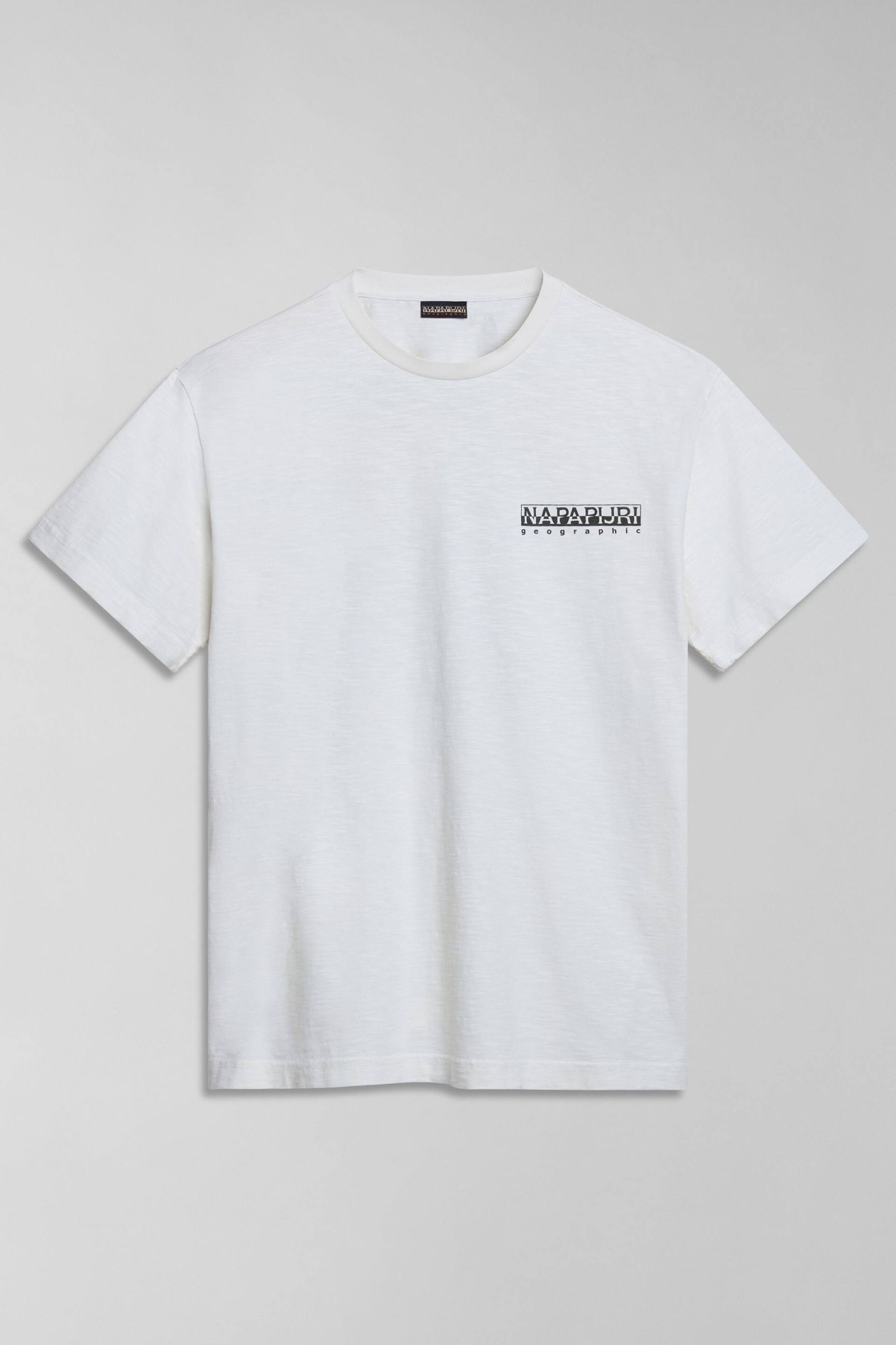 Napapijri Martre Natural Sand Short Sleeve T-Shirt - Image 1 of 2