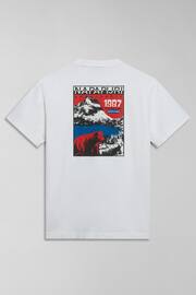 Napapijri Martre Natural Sand Short Sleeve T-Shirt - Image 2 of 2