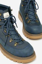 Joules Kendall Navy Lace-Up Boots - Image 5 of 8