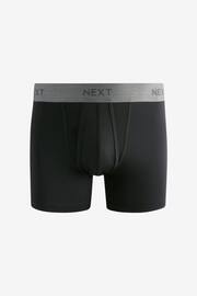 Black Bright Metallic Waistband Motionflex A-Fronts Boxers 4 Pack - Image 2 of 7