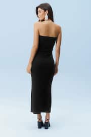 Black Basic Bandeau Maxi Dress - Image 3 of 6