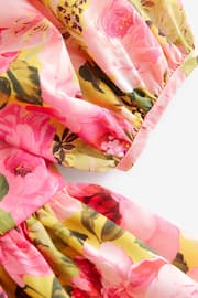 Pink Taffeta Printed Prom Dress (3mths-10yrs) - Image 9 of 9