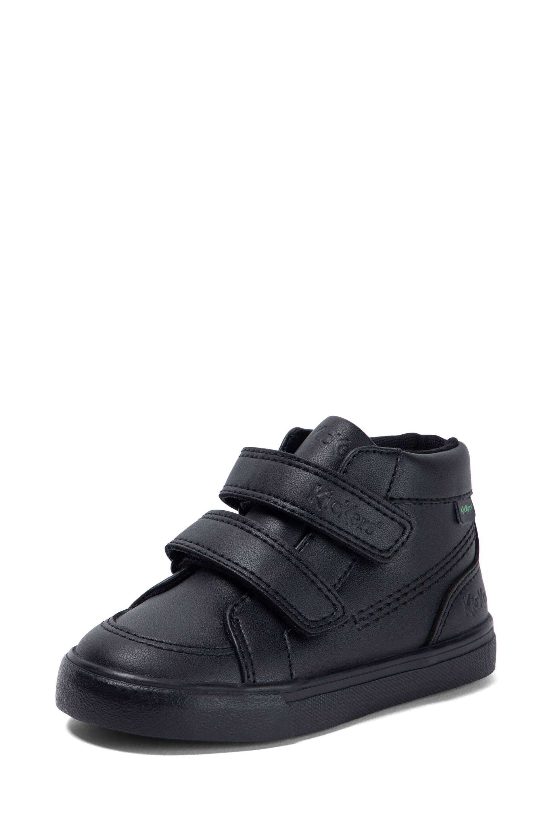 Kickers Infant Unisex Tovni Hi Vel Vegan Black Shoes - Image 2 of 6
