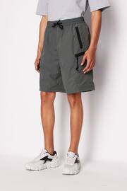 Armani Exchange Dark Grey Cargo Shorts - Image 1 of 8