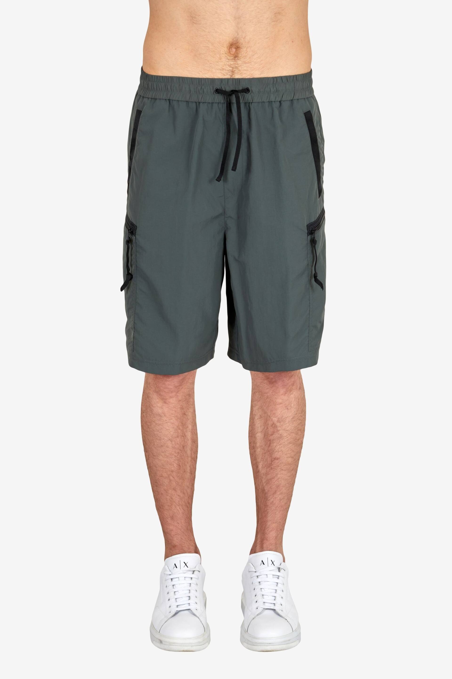 Armani Exchange Dark Grey Cargo Shorts - Image 3 of 8
