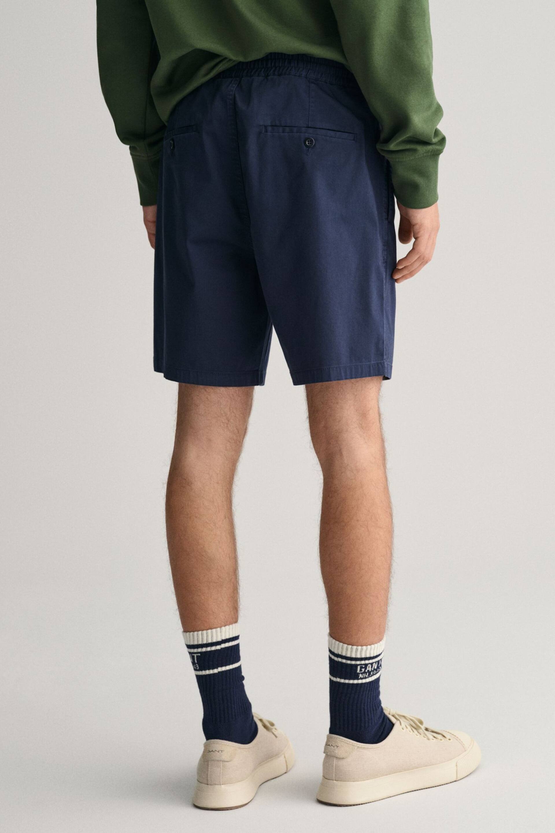 GANT Drawstring Cotton Logo Shorts - Image 2 of 7