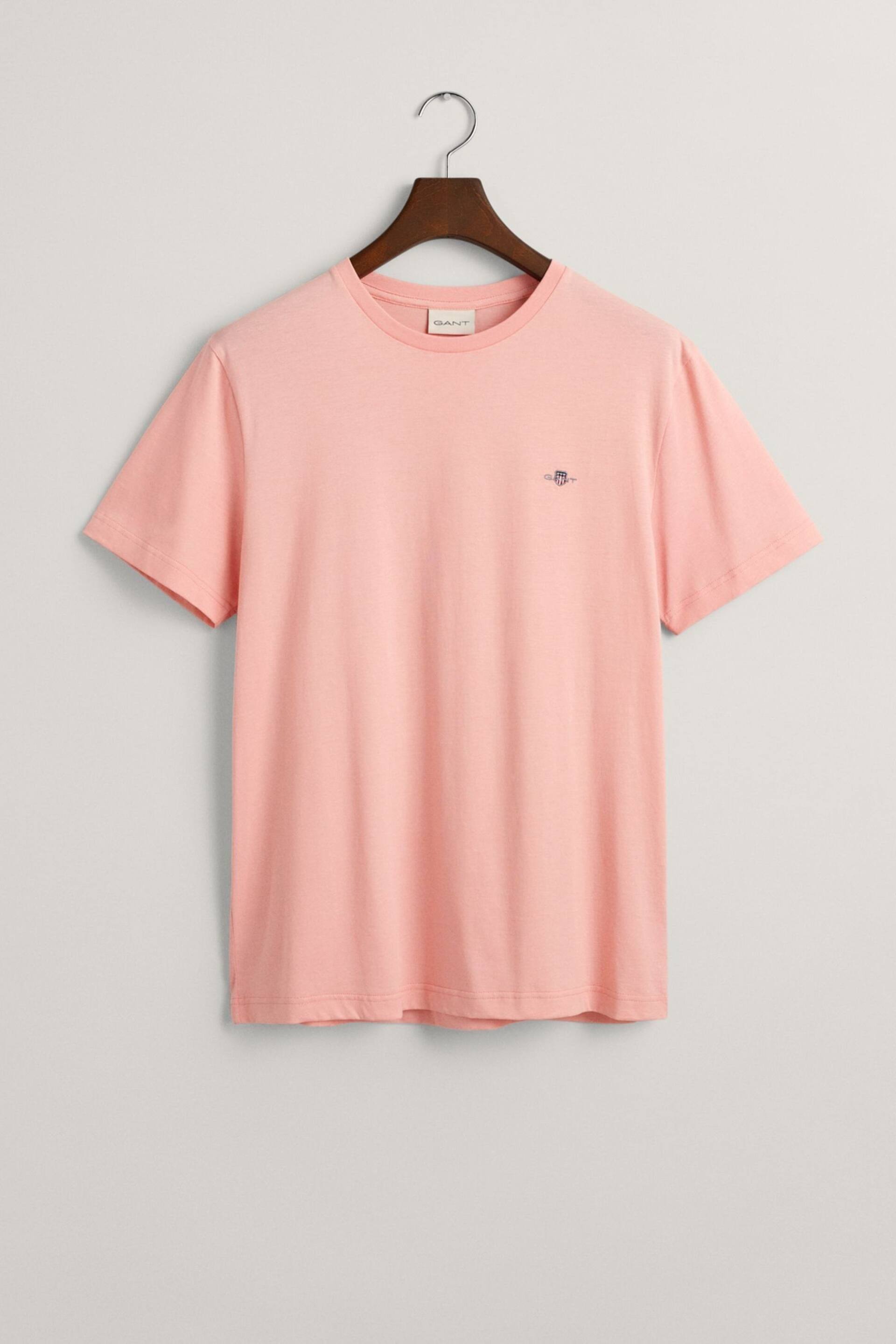 GANT Pink Shield Logo T-Shirt - Image 5 of 5