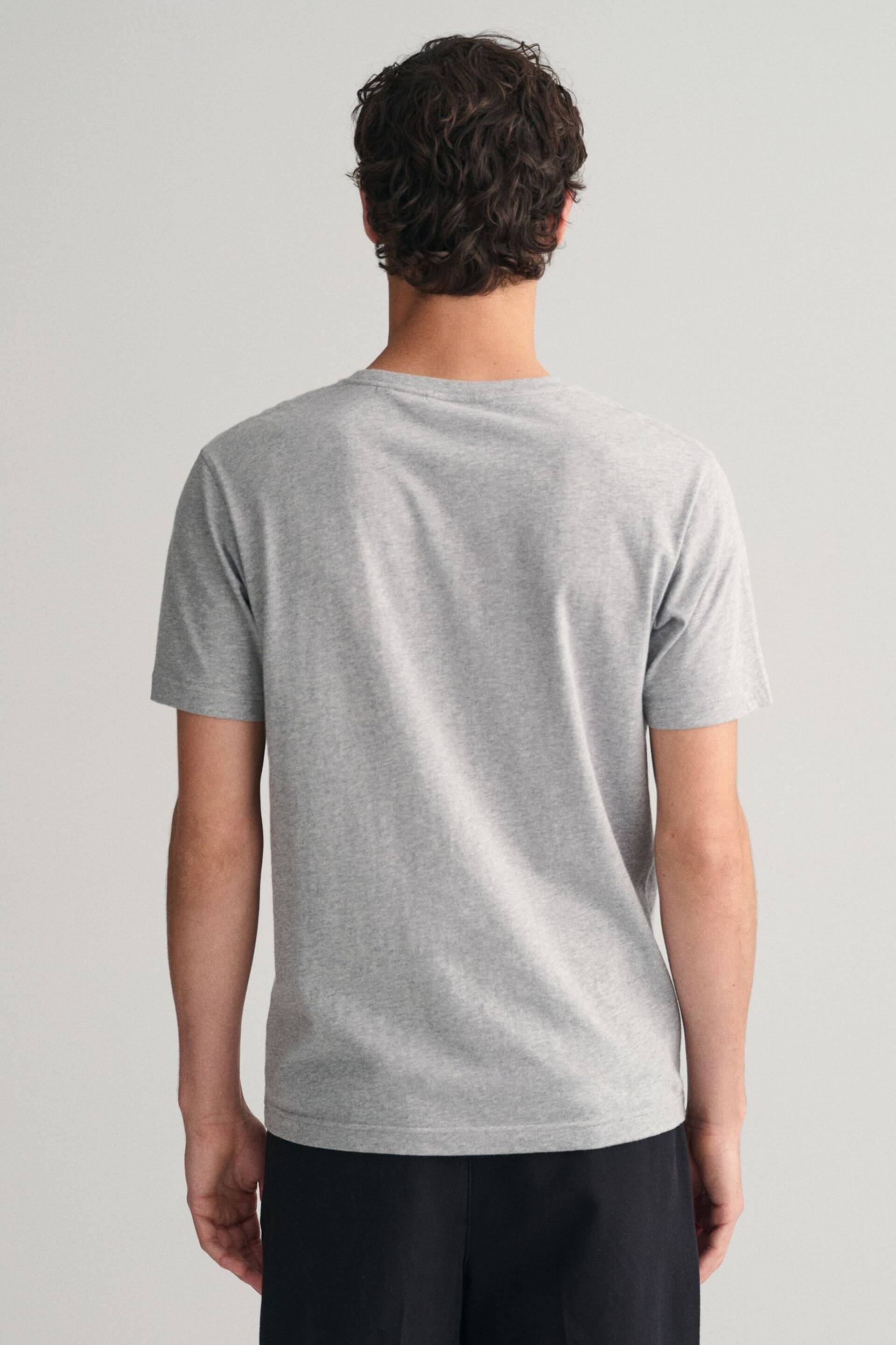 GANT Embroidered Archive Shield T-Shirt - Image 2 of 5