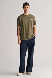 GANT Embroidered Archive Shield T-Shirt - Image 3 of 5