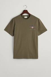 GANT Embroidered Archive Shield T-Shirt - Image 5 of 5
