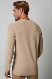 Threadbare Brown Crew Neck Knitted Jumper - Image 2 of 5
