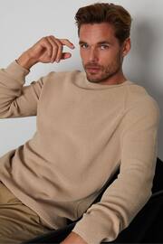 Threadbare Brown Crew Neck Knitted Jumper - Image 4 of 5