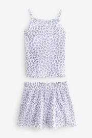 Green/Blue/Ditsy Short Cami Pyjamas 3 Pack (3-16yrs) - Image 8 of 10