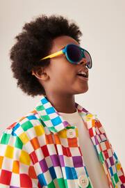 Little Bird by Jools Oliver Multi Rainbow Retro Aviator Sunglasses - Image 3 of 6