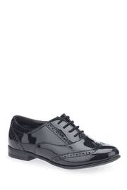 Start-Rite Matilda Black Leather Lace Up School Shoes F & G - Image 3 of 7