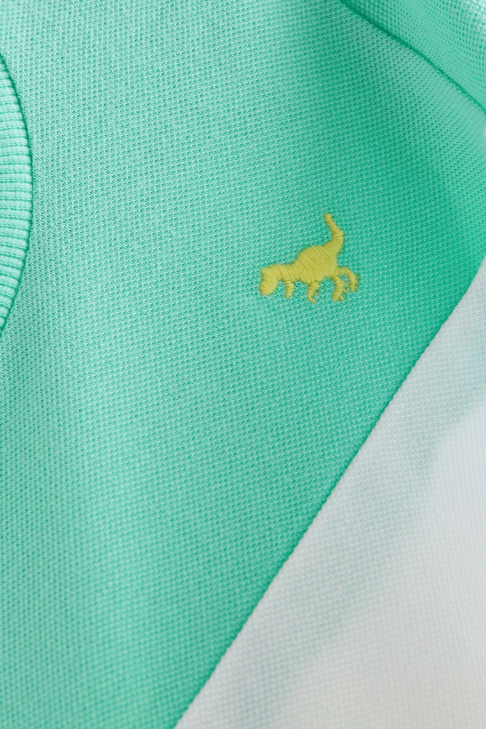Green/Yellow Short Sleeve Colourblock T-Shirt (3mths-7yrs) - Image 3 of 3