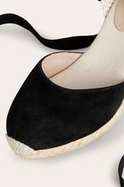 Boden Black Cassie Espadrille Wedges - Image 4 of 4