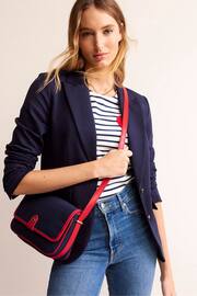 Boden Blue Structured Cross-body Bag - Image 1 of 5