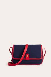 Boden Blue Structured Cross-body Bag - Image 3 of 5