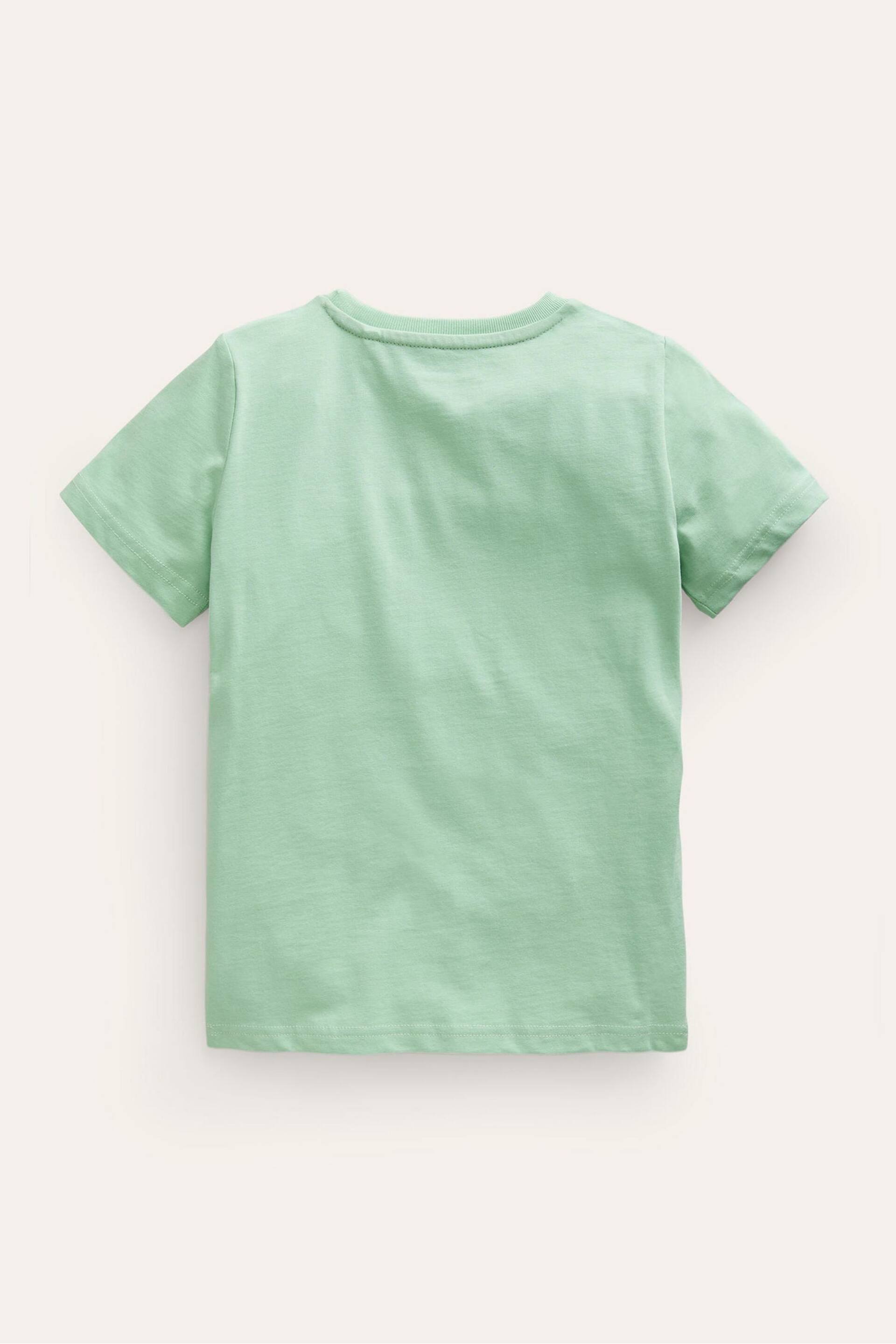 Boden Green Riso Printed T-shirt - Image 2 of 3