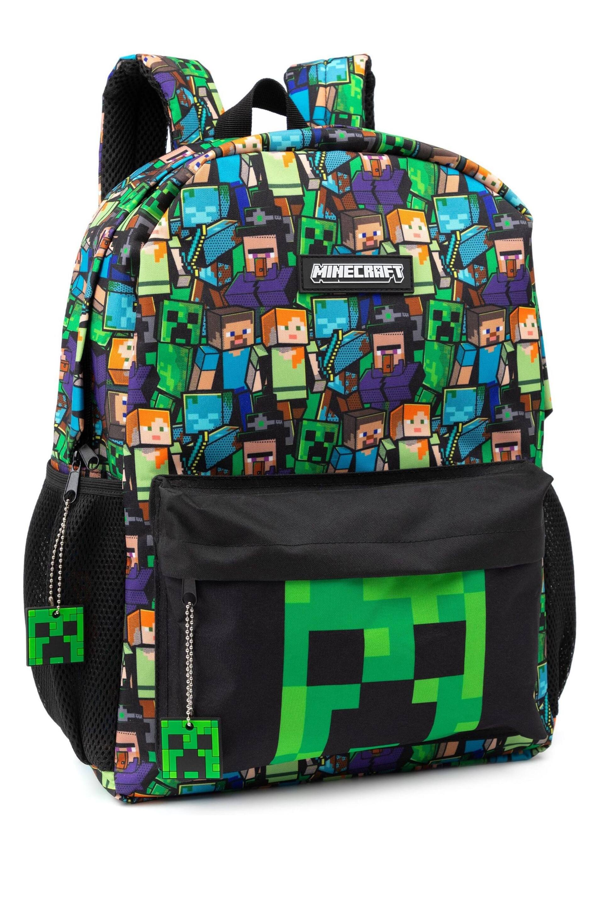 Vanilla Underground Green Minecraft Minecraft Boys Creeper And Zombie All-Over Print Backpack - Image 3 of 6