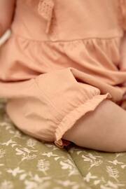 Pink/Cream Broderie Baby Rompers 3 Pack - Image 13 of 13