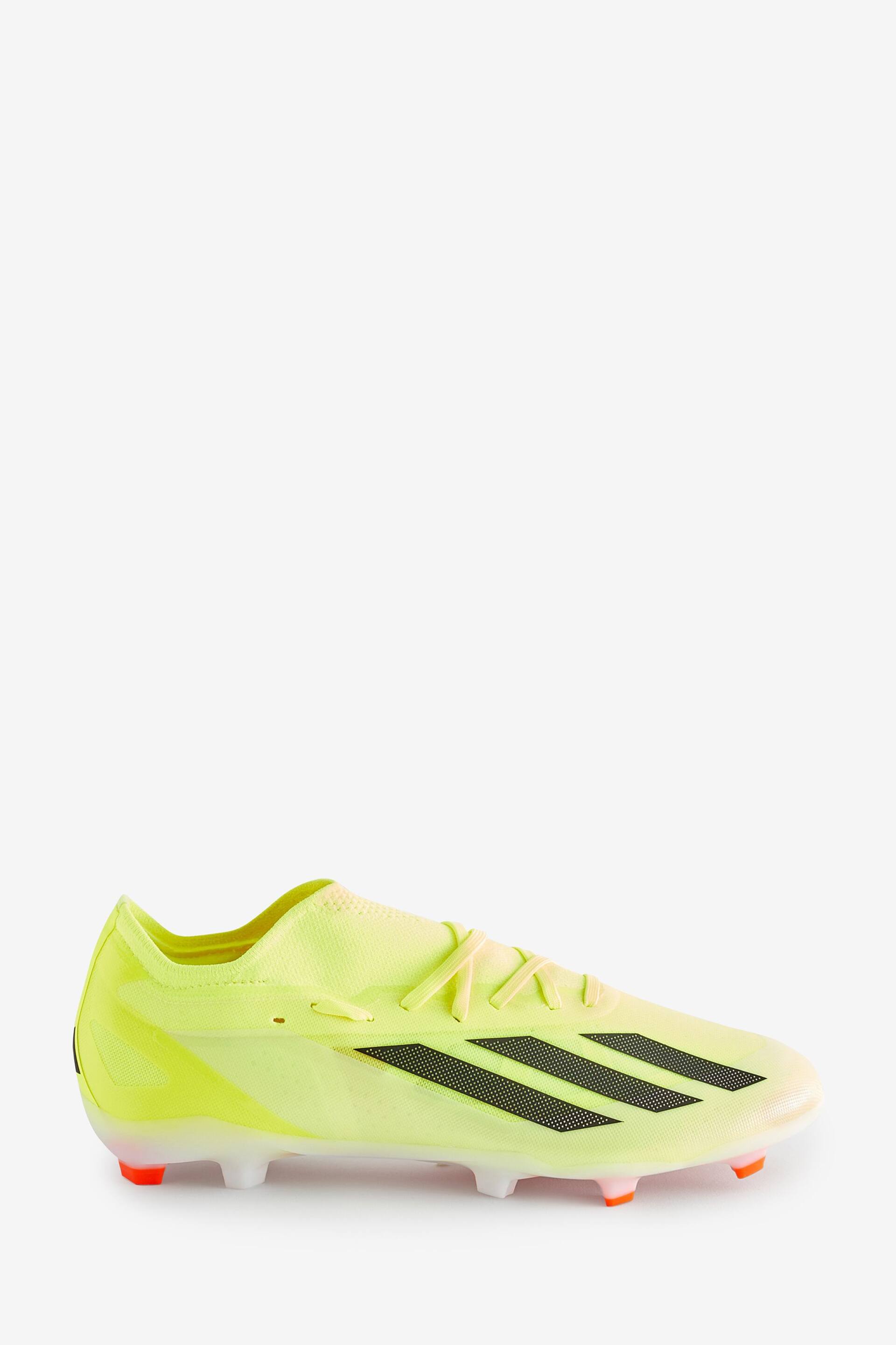adidas Yellow Performance X Crazyfast Pro Firm Ground Boots - Image 1 of 5