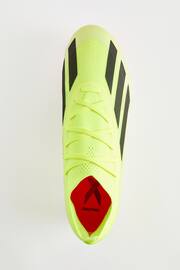 adidas Yellow Performance X Crazyfast Pro Firm Ground Boots - Image 3 of 5