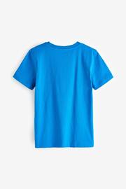 Blue Cobalt Cotton Short Sleeve T-Shirt (3-16yrs) - Image 2 of 3