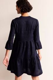 Boden Blue Sophia Linen Short Dress - Image 2 of 5