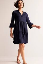 Boden Blue Sophia Linen Short Dress - Image 3 of 5