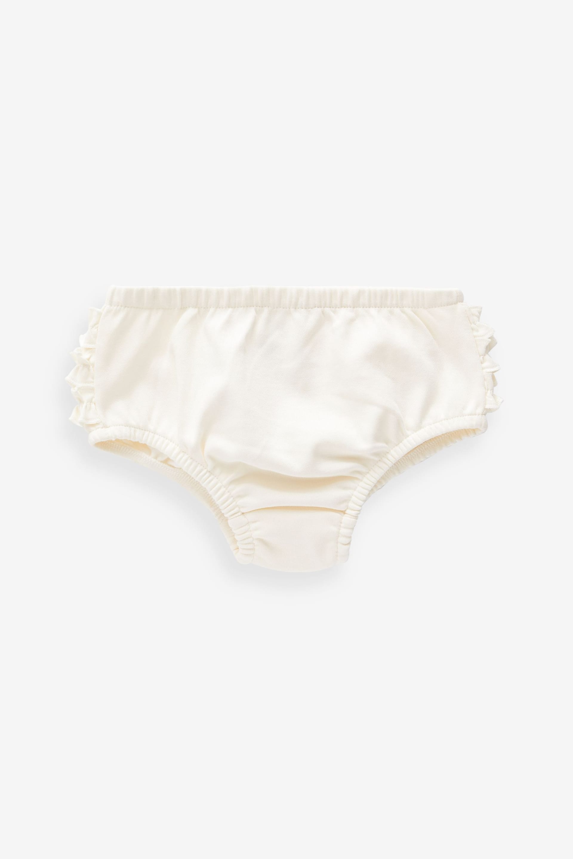 Cream 3 Pack Baby Knickers (0mths-2yrs) - Image 2 of 4
