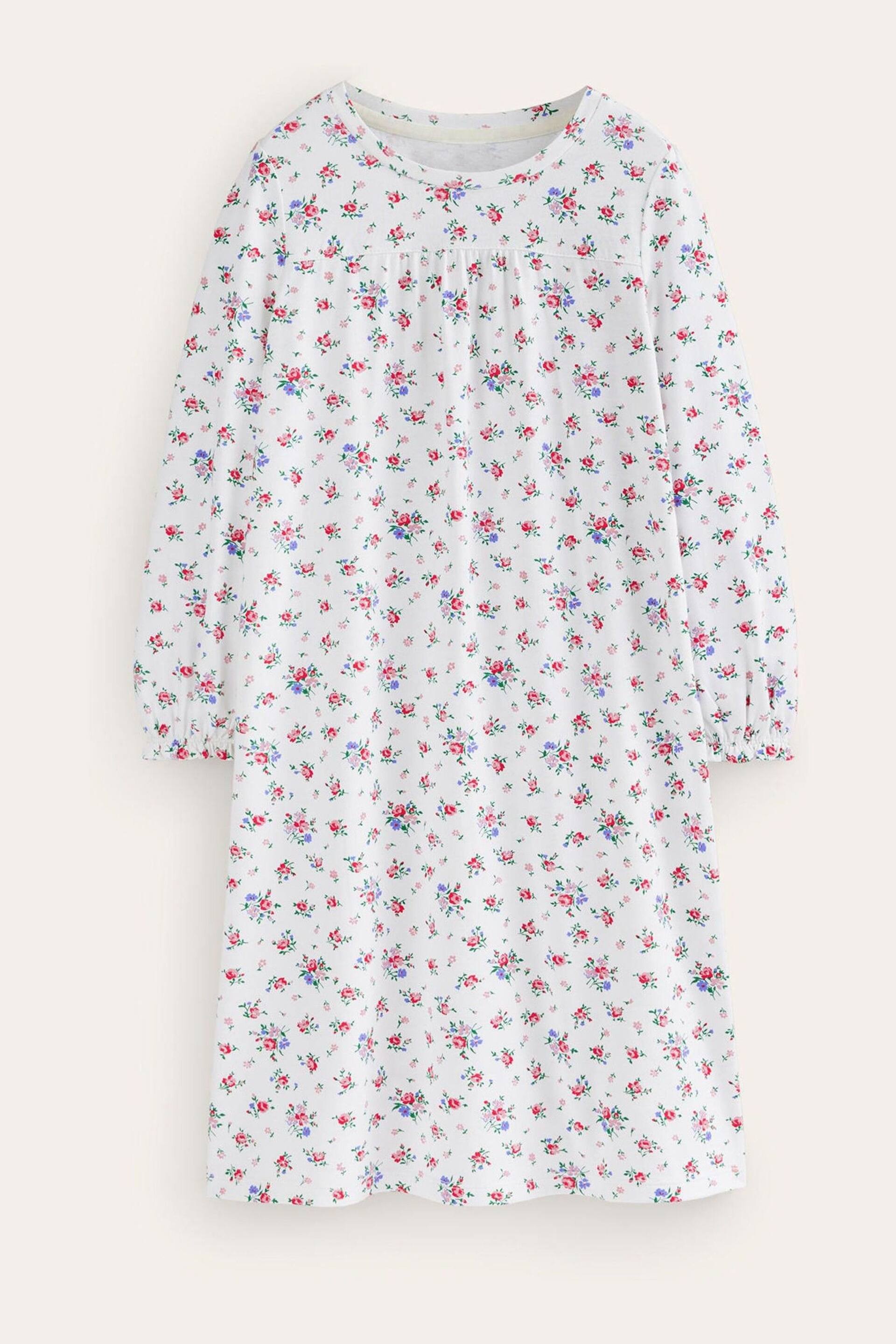 Boden Cream Printed Long Sleeved Nightie - Image 1 of 3