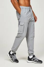 Zavetti Canada Grey Nollizo Woven Cargo Trousers - Image 5 of 6