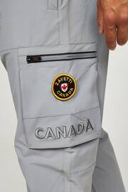 Zavetti Canada Grey Nollizo Woven Cargo Trousers - Image 6 of 6