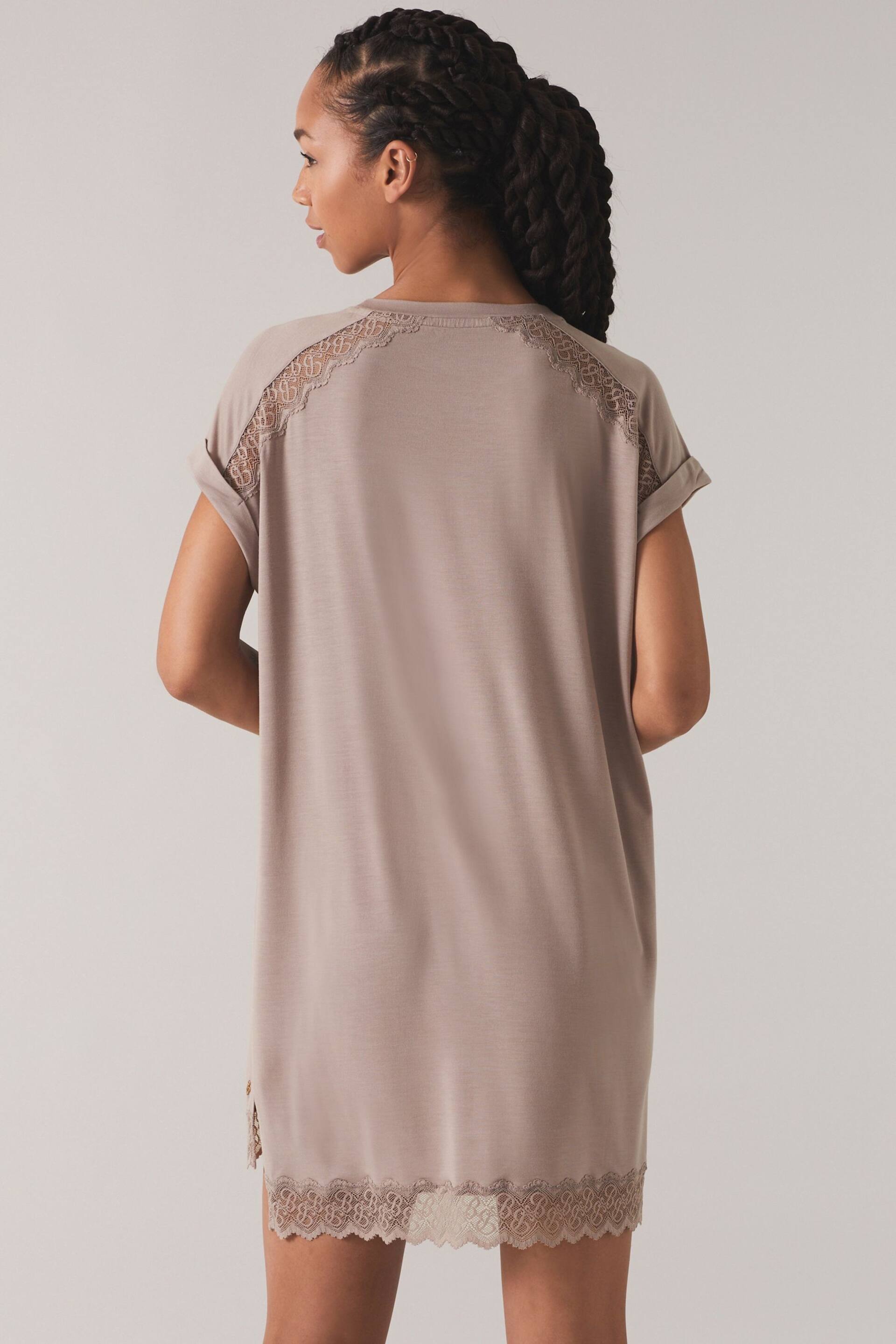 B by Ted Baker Mink Modal Tunics Top - Image 3 of 8