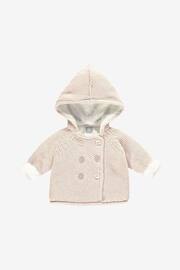The Little Tailor Baby Plush Lined Pixie Pram Coat - Image 2 of 5